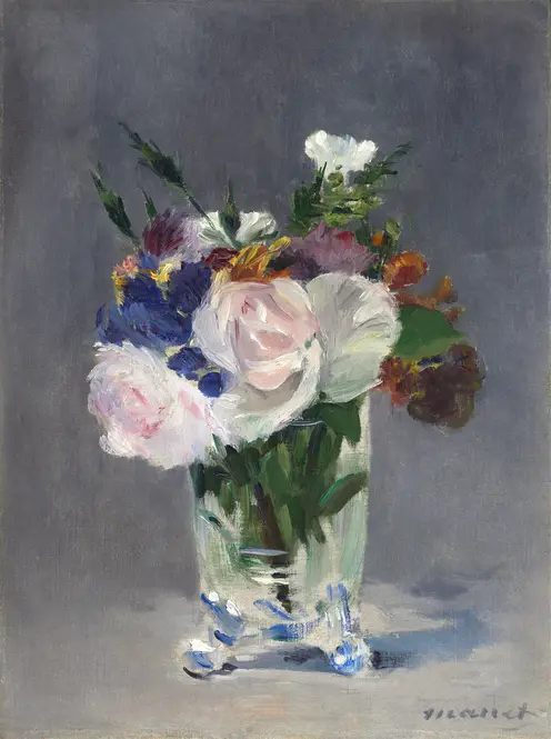 Flowers in a Crystal Vase (c. 1882) by Édouard Manet